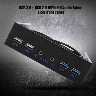 Foto 3 | Hub Usb Ashata Del Panel Frontal De 5,25 Pulgadas Con 2 Puertos Usb 3.0 Y 2 Puertos Usb 2.0 - Venta Internacional.