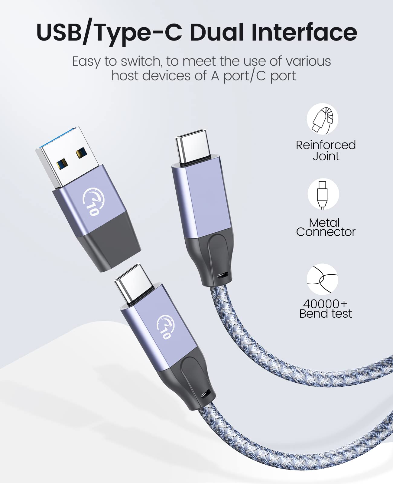 Foto 3 pulgar | Hub Usb Orico De 4 Puertos Usb 3.2 Gen 2 De 10 Gbps Con 2 Usb-a + 2 Usb-c - Venta Internacional.