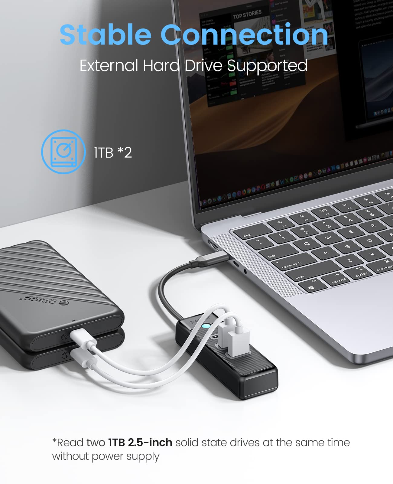 Foto 5 pulgar | Hub Usb C Orico Adaptador Usb 3.1 Tipo C A Usb 3.0 De 3 Puertos - Venta Internacional.