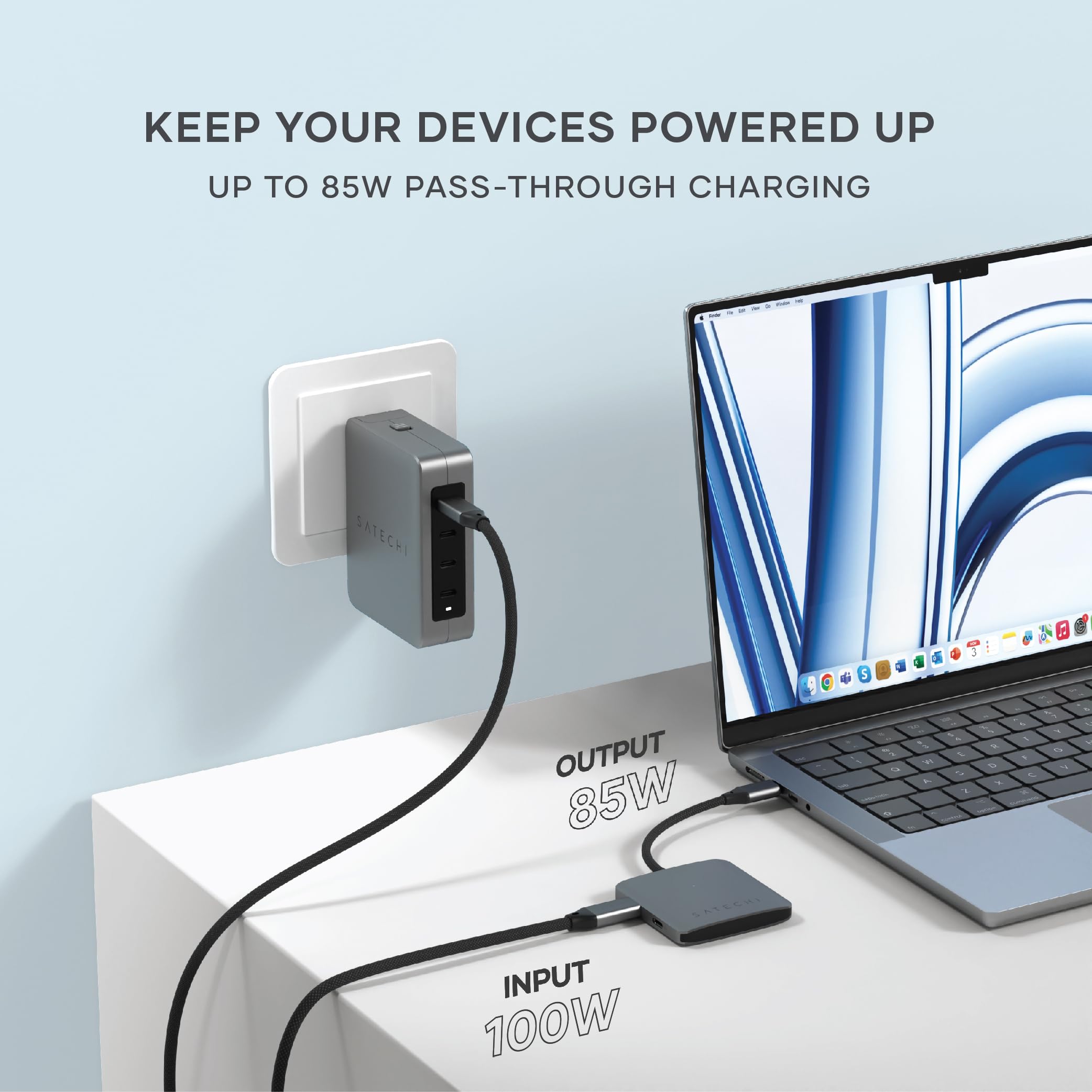 Foto 5 pulgar | Hub Usb-c Satechi 4 En 1 Con Transferencia De 100 W Y Usb De 10 Gbps - Venta Internacional.