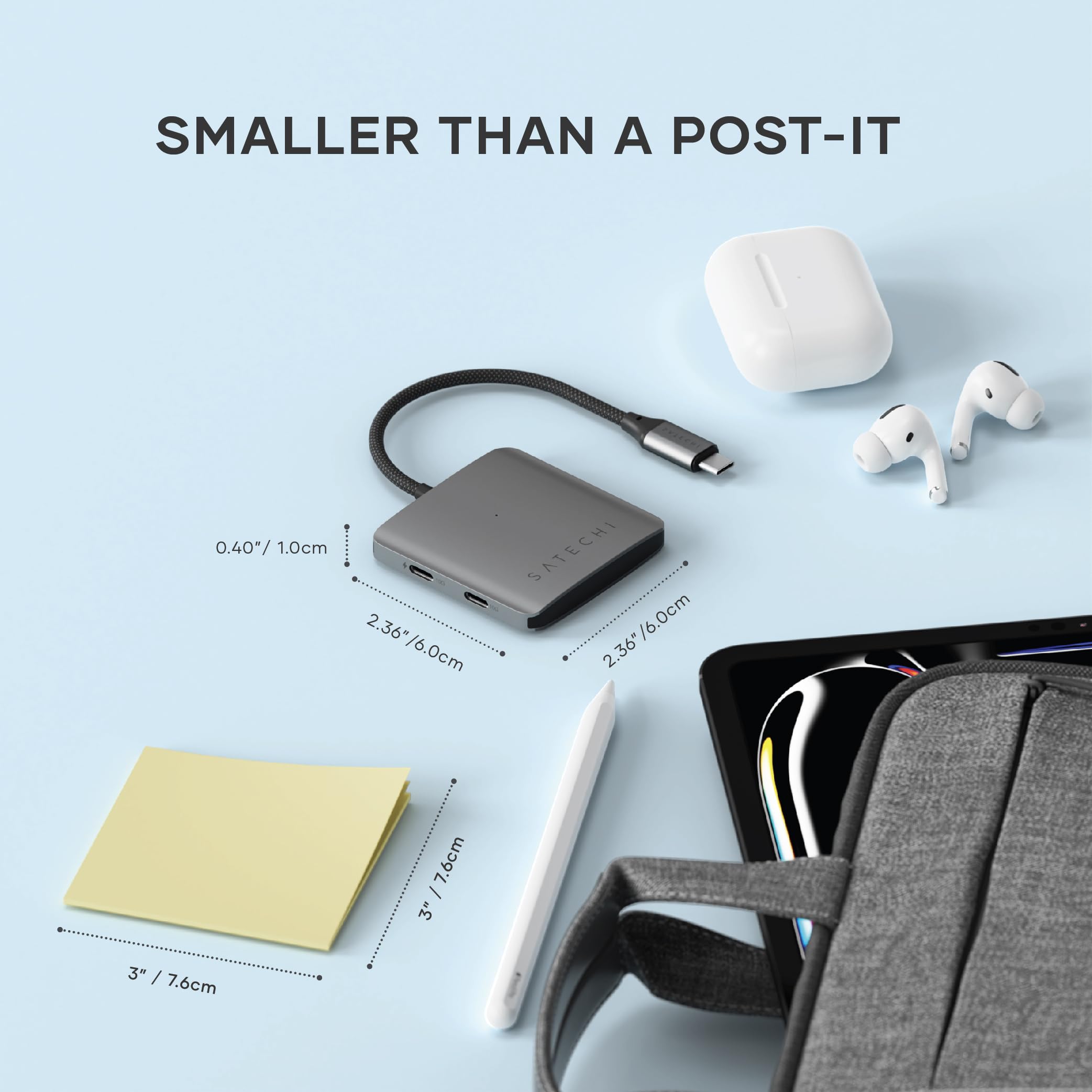 Foto 6 pulgar | Hub Usb-c Satechi 4 En 1 Con Transferencia De 100 W Y Usb De 10 Gbps - Venta Internacional.