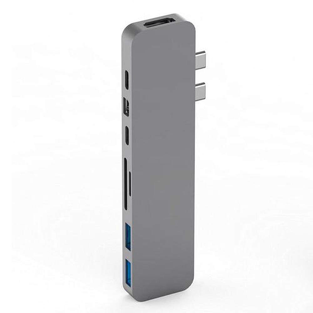 Foto 8 pulgar | Adaptador Usb C Hub Hyperdrive Mac Multipuerto Para Macbook, Gris - Venta Internacional.