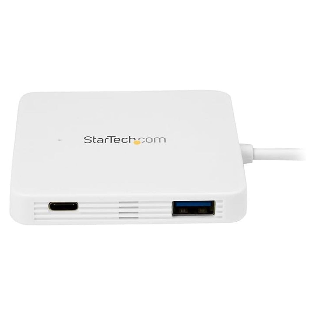 Foto 3 pulgar | Hub Usb C Startech.com De 3 Puertos Usb-c A Usb-a Gbe Rj45 Blanco - Venta Internacional.