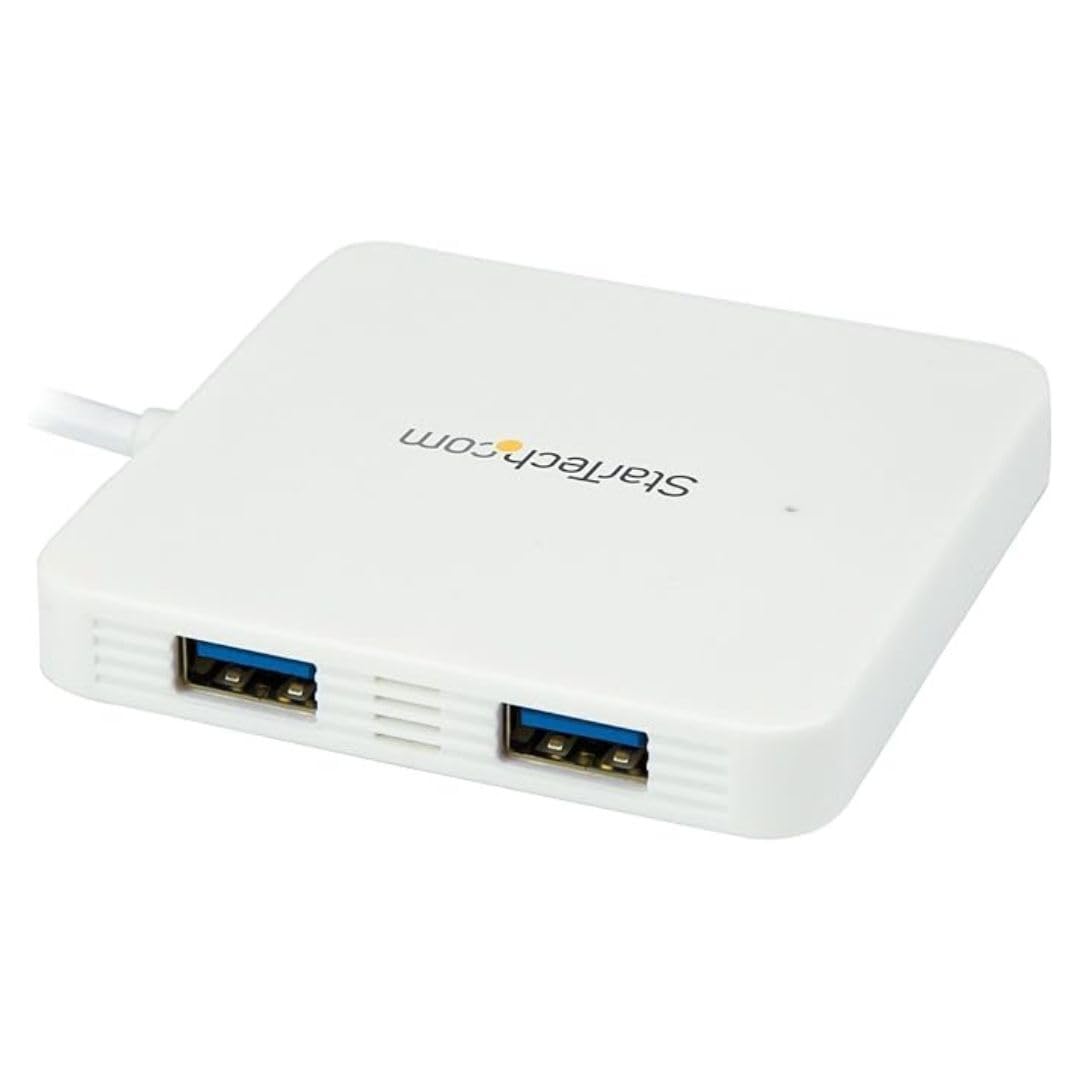 Foto 4 pulgar | Hub Usb C Startech.com De 3 Puertos Usb-c A Usb-a Gbe Rj45 Blanco - Venta Internacional.