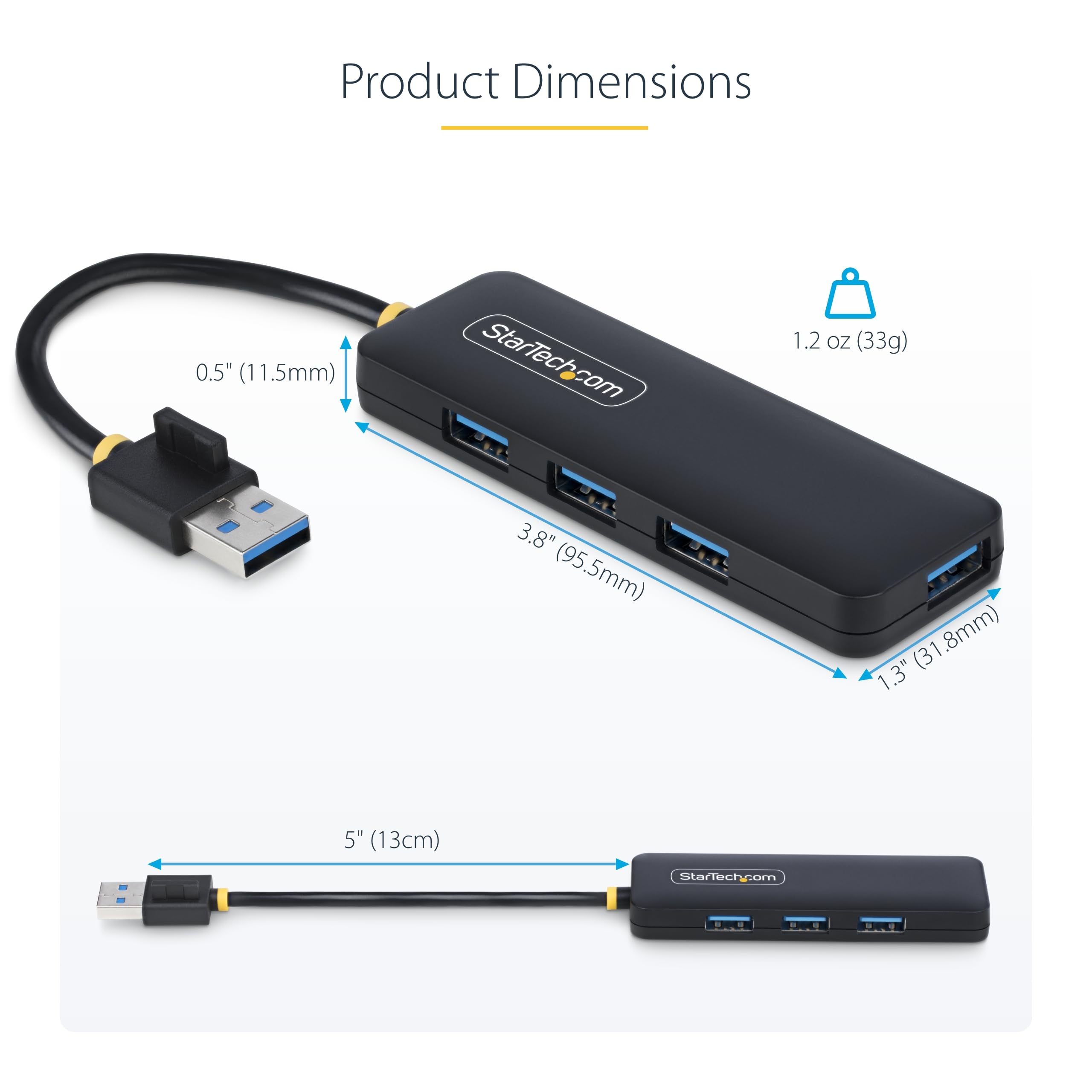 Foto 6 | Hub Usb Startech.com Usb 3.0 De 4 Puertos (5 Gbps) Para Windows Y Mac - Venta Internacional.