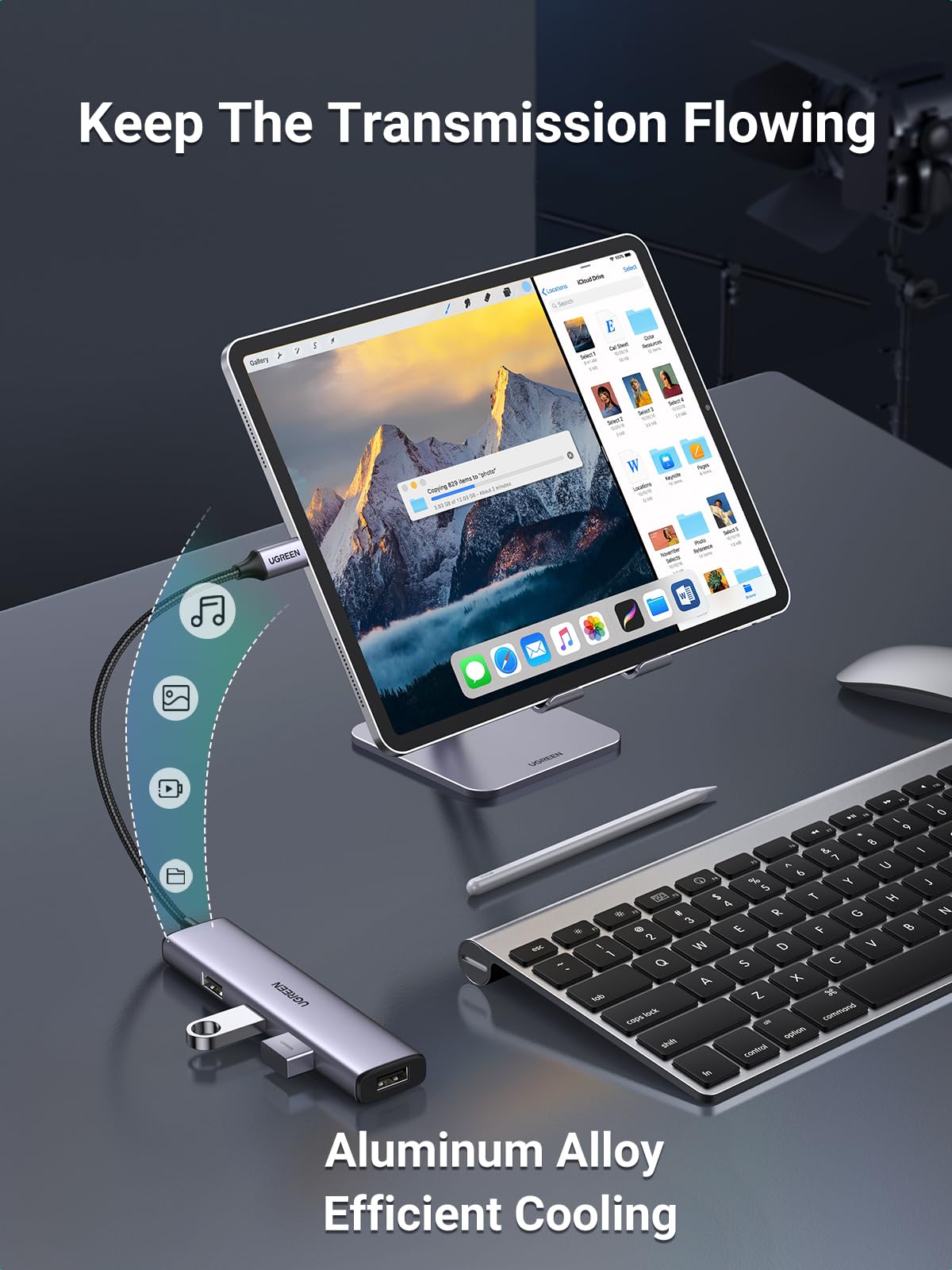 Foto 4 pulgar | Hub Usb C Ugreen De Aluminio Con 4 Puertos Usb 3.0 Para Macbook Pro - Venta Internacional.
