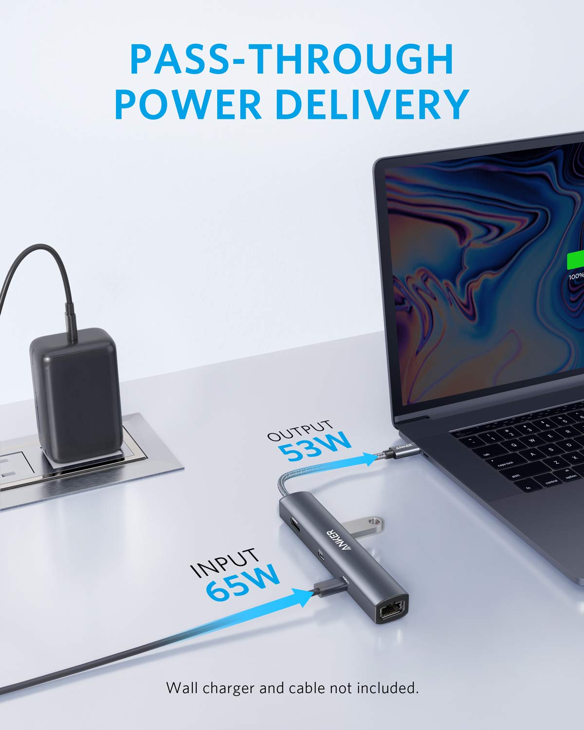 Foto 4 pulgar | Hub Usb C Anker Powerexpand 6 En 1 Con Suministro De Energía De 65 W - Venta Internacional.