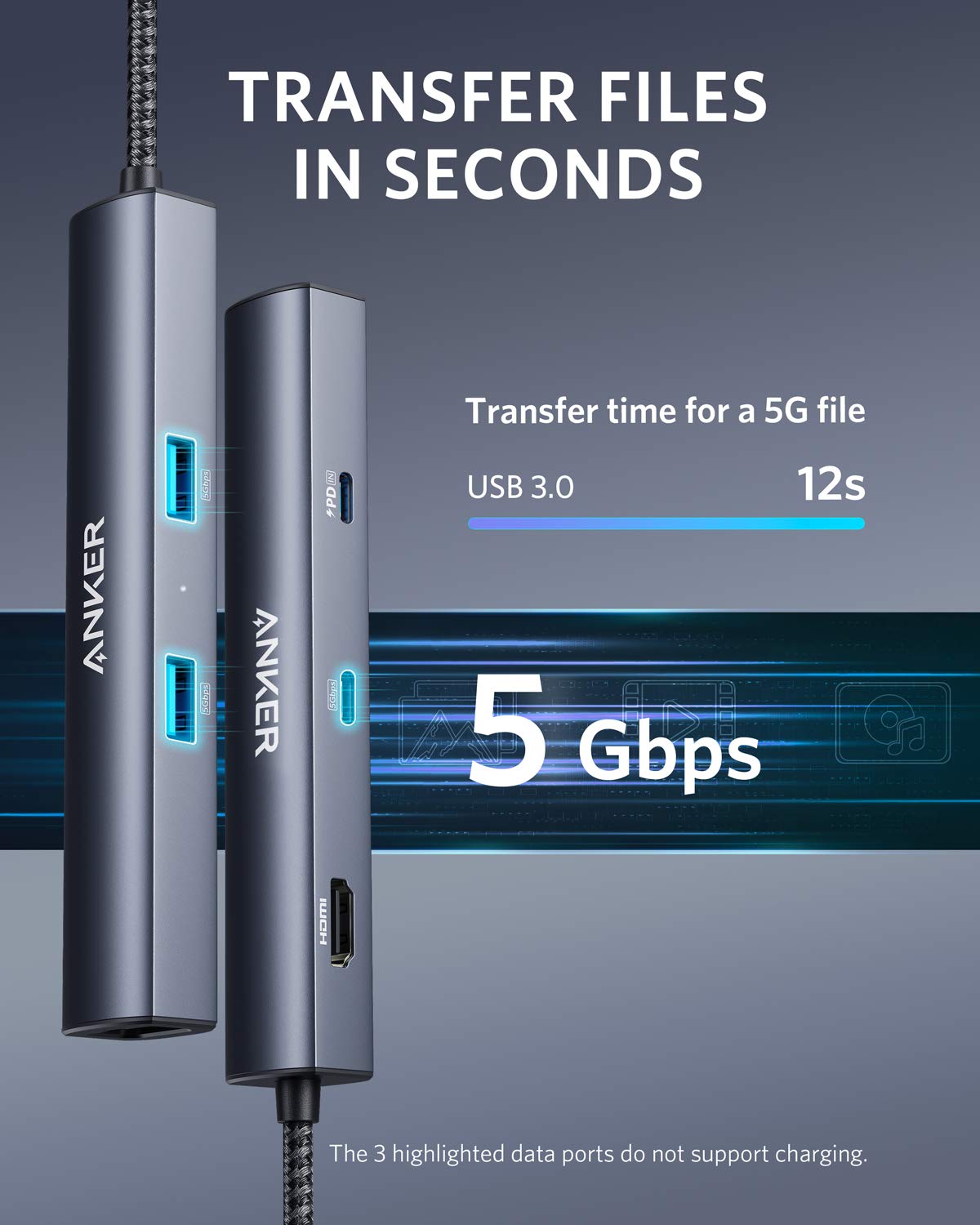 Foto 5 | Hub Usb C Anker Powerexpand 6 En 1 Con Suministro De Energía De 65 W - Venta Internacional.