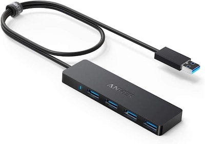 Foto 1 | Hub Usb Anker De Transferencia De Datos De 4 Puertos Usb 3.0 De 5 Gbps Para Macbook - Venta Internacional.