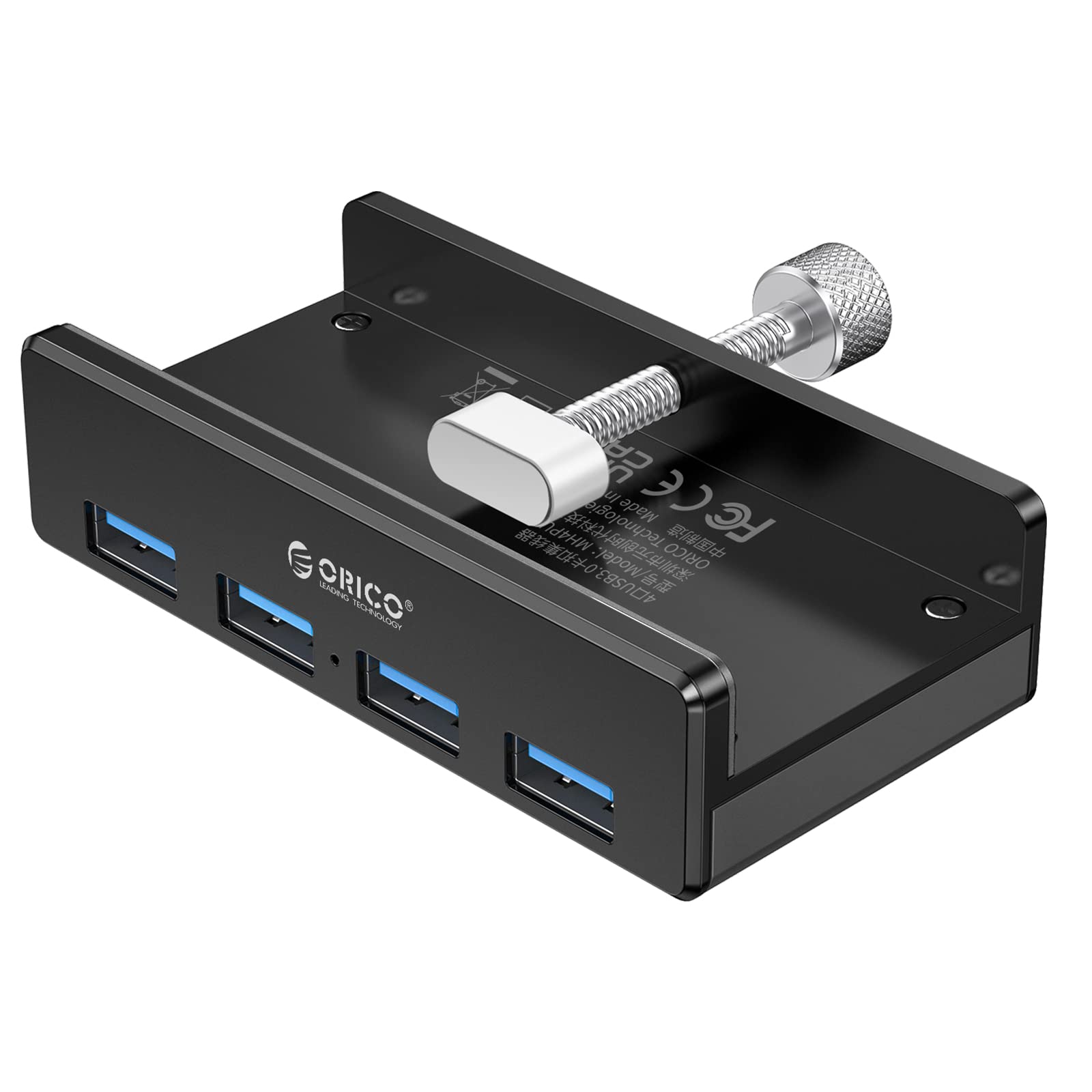 Hub Usb Orico Mh4pu Usb 3.0 Abrazadera De Aluminio De 4 Puertos Negro - Venta Internacional.