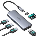 Adaptador Usb C Hub Zmuipng 6 En 1 Con Hdmi 4k Para Macbook Air/pro - Venta Internacional.
