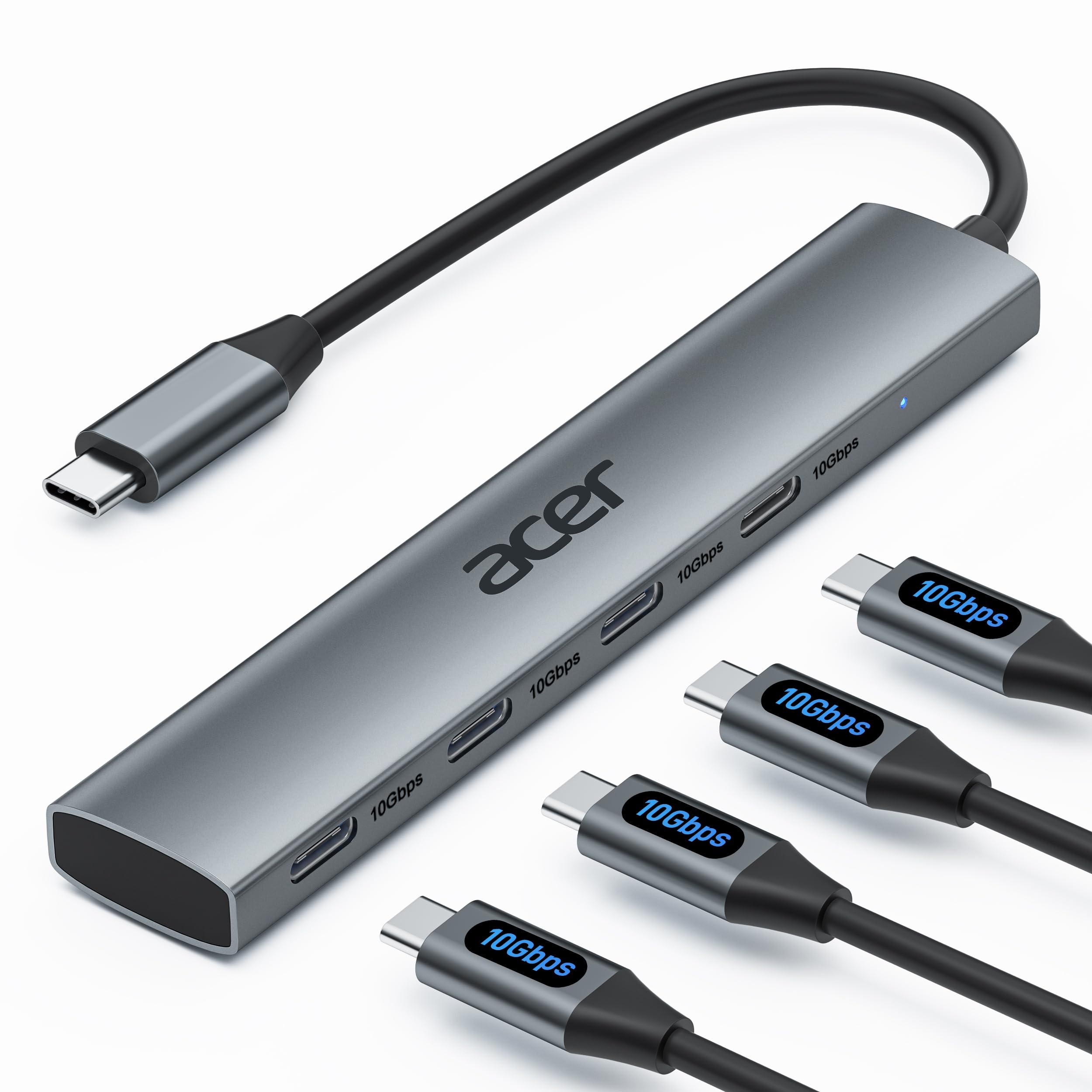 Foto 2 pulgar | Divisor Usb C Hub Acer De 10 Gbps Tipo C Con 4 Puertos Usb C 3.2 - Venta Internacional.