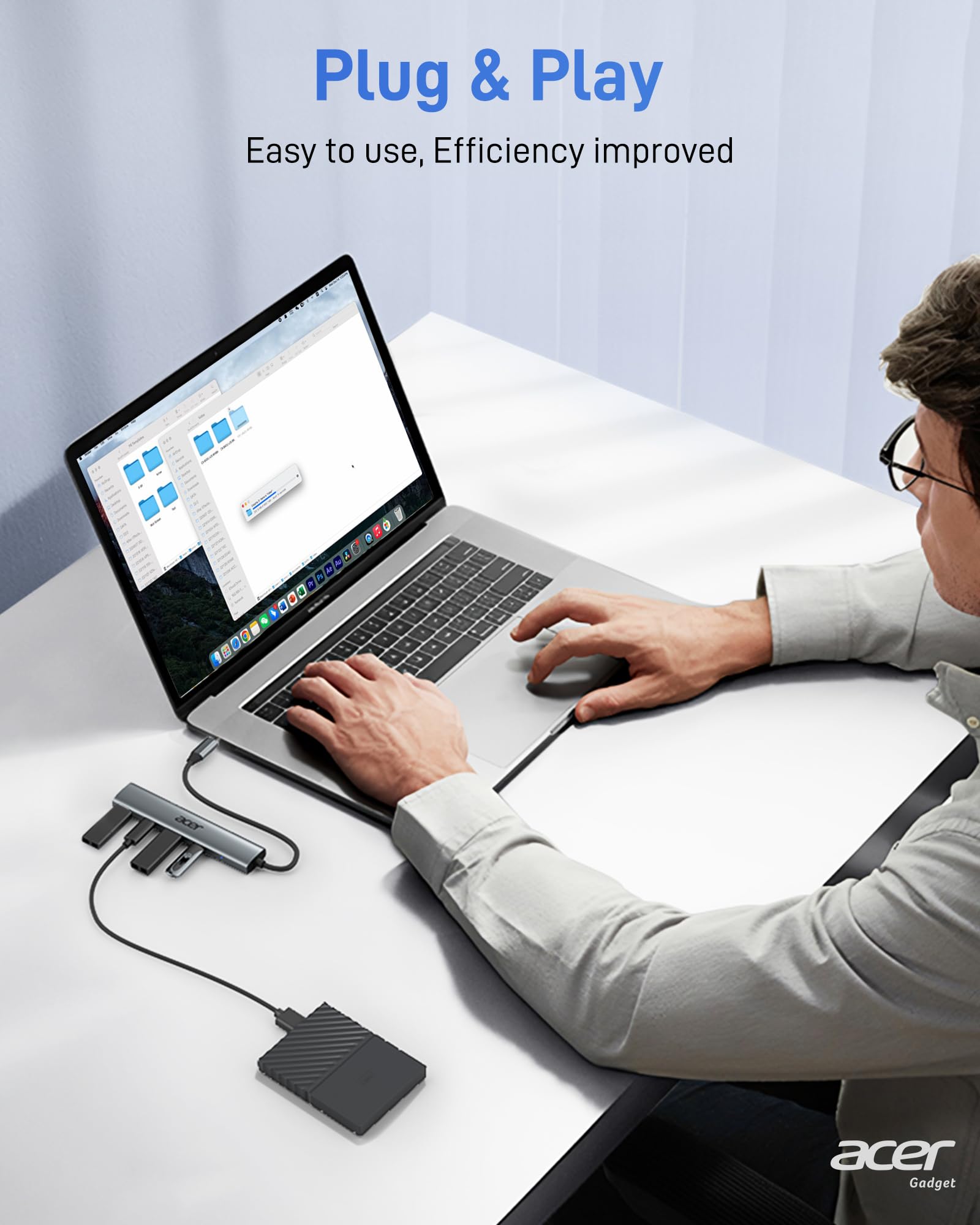 Foto 7 pulgar | Divisor Usb C Hub Acer De 10 Gbps Tipo C Con 4 Puertos Usb C 3.2 - Venta Internacional.