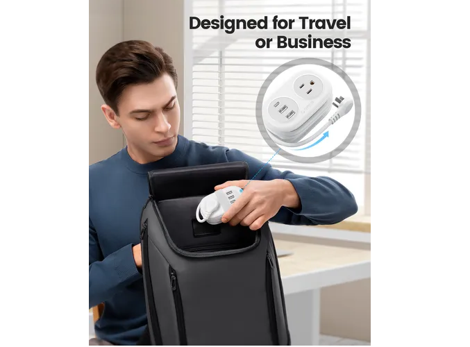 Foto 4 pulgar | Xtellar - Regleta De Carga Multiusos Orico 5-en-1 Con Tipo C Y Usb - Ideal Para Viaje