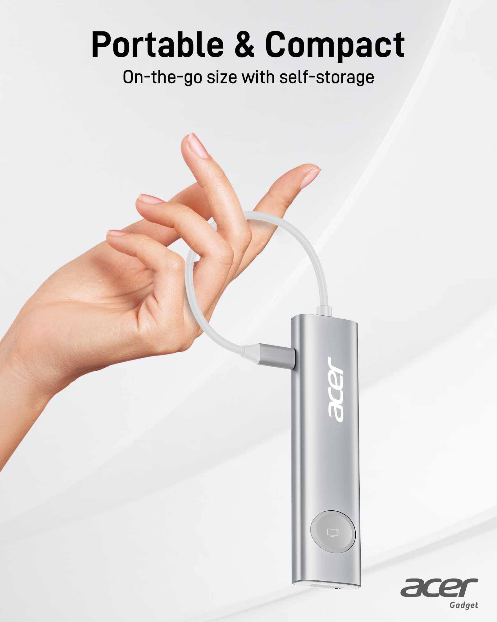 Foto 7 | Adaptador Multipuerto Usb-c Hub Acer 7 En 1 Con 4k @60hz Hdmi 100w Pd - Venta Internacional.