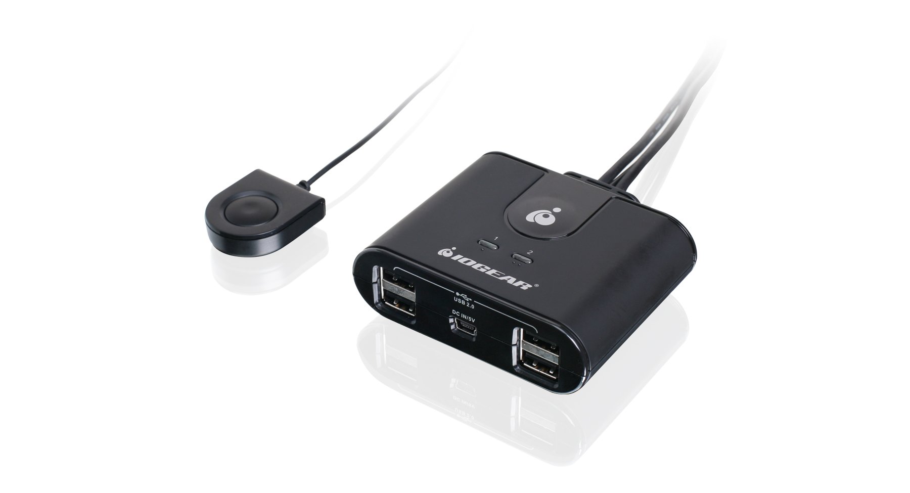 Foto 4 pulgar | Hub De Conmutación De Periféricos Iogear Usb 2.0 2x4 Gus402 - Venta Internacional.