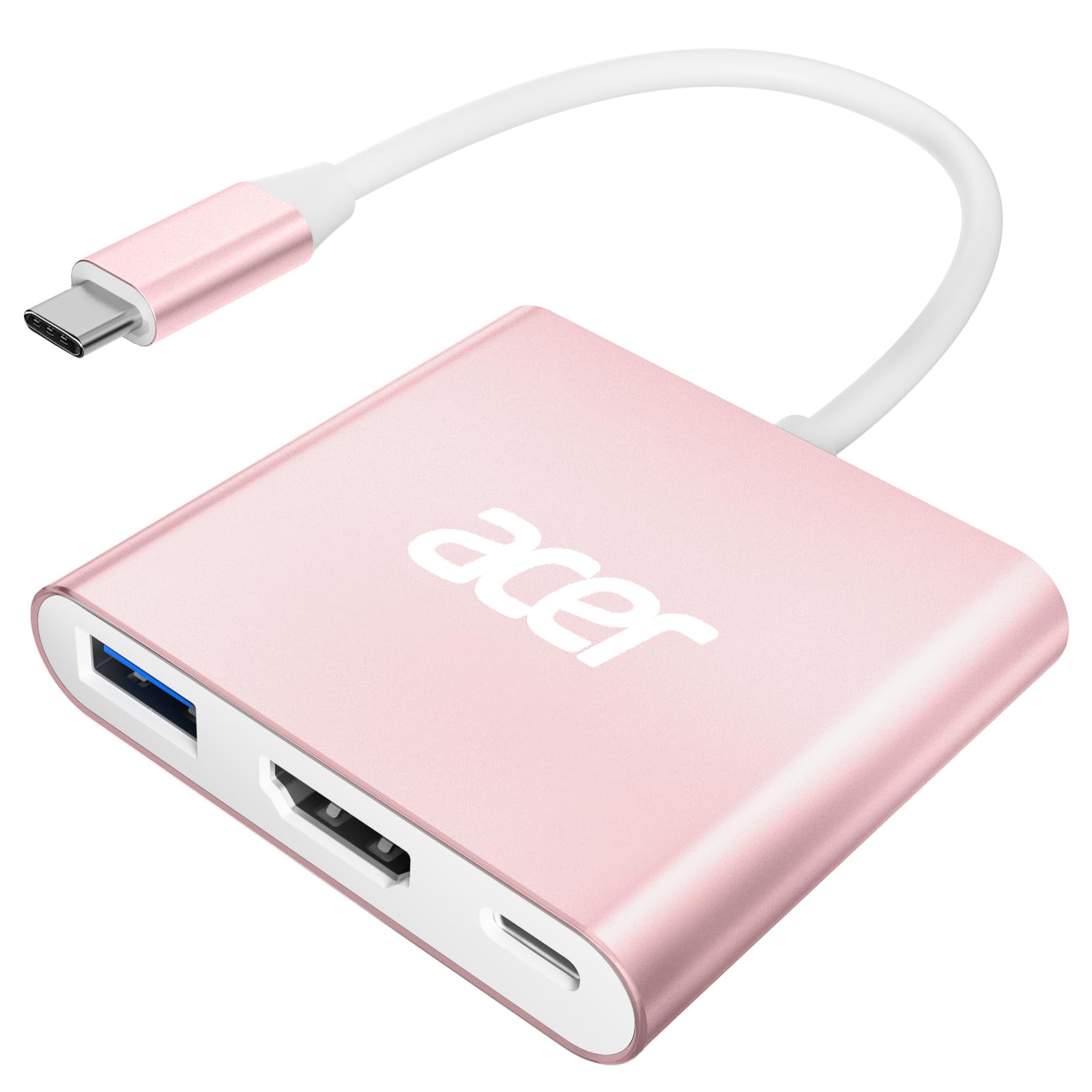 Hub Usb C Acer 3 En 1 Usb C A Hdmi Con Usb 3.0 Pd De 5 Gbps De 100 W - Venta Internacional.