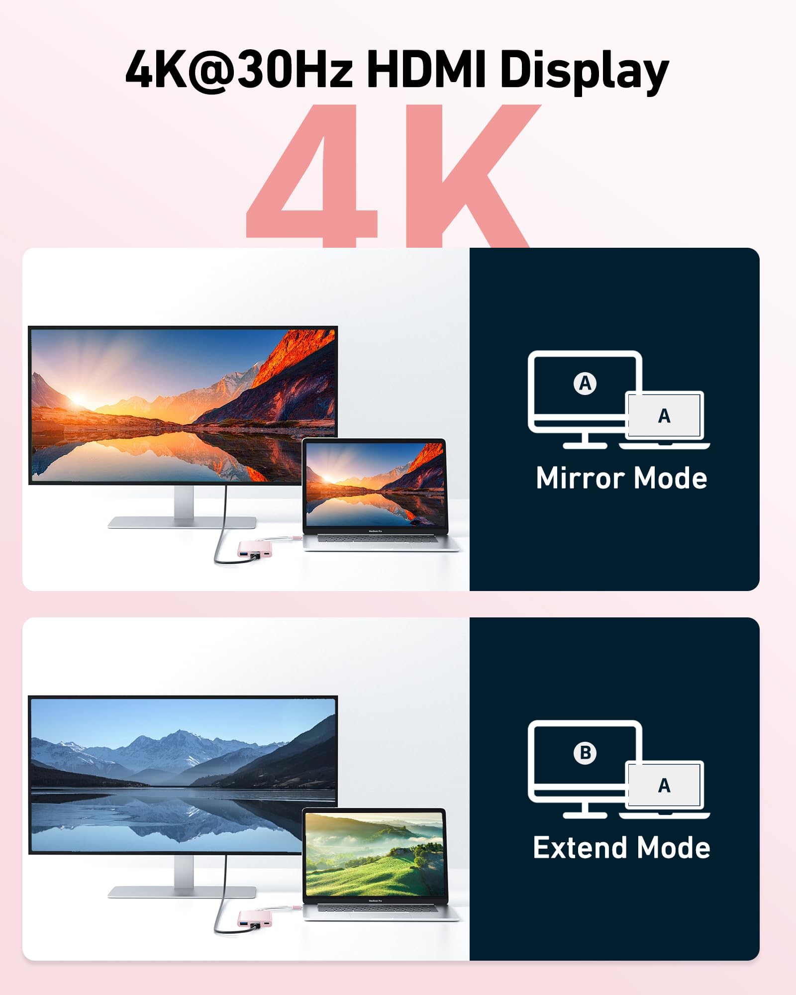 Foto 8 pulgar | Hub Usb C Acer 3 En 1 Usb C A Hdmi Con Usb 3.0 Pd De 5 Gbps De 100 W - Venta Internacional.
