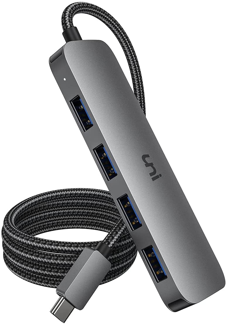Hub Usb C A Usb De 4 Puertos Unialuminio Para Macbook Pro/air - Venta Internacional.