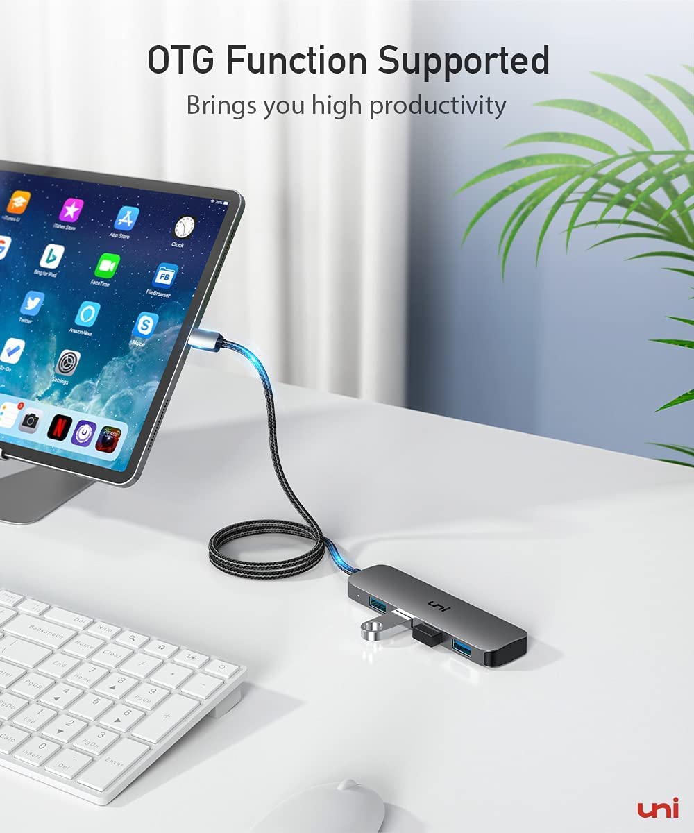 Foto 4 pulgar | Hub Usb C A Usb De 4 Puertos Unialuminio Para Macbook Pro/air - Venta Internacional.