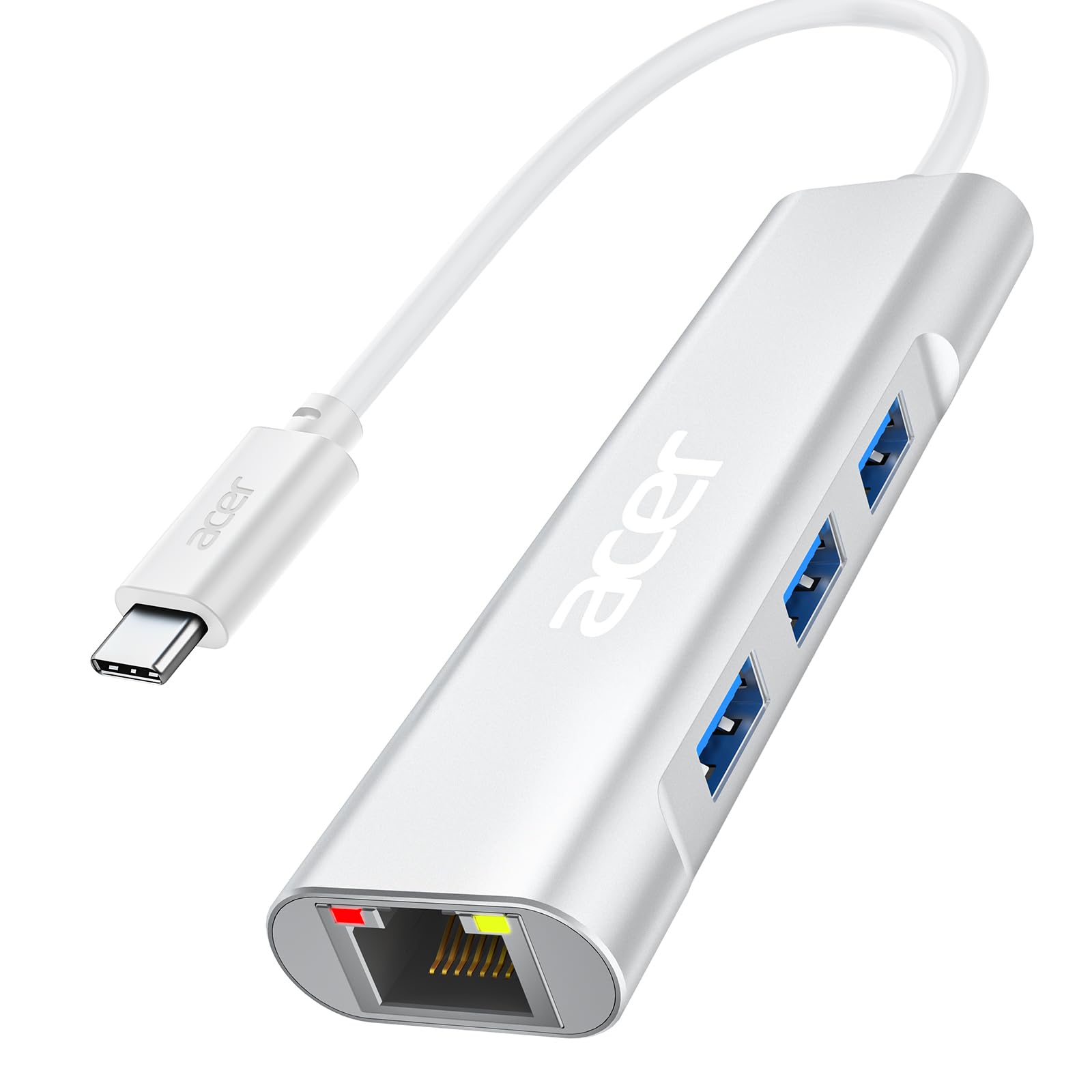 Adaptador Usb C A Ethernet Hub 4 En 1 Gbps Para Portátil Acer - Venta Internacional.