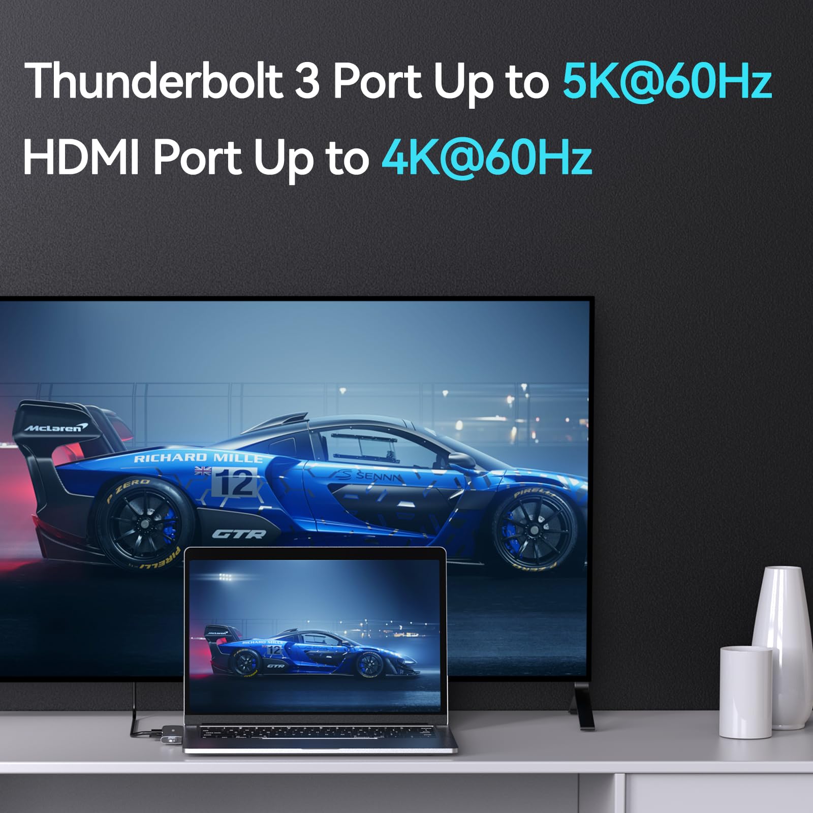 Foto 5 pulgar | Adaptador Usb C Mokin 7 En 2 Con Hdmi 4k  2 Usb 3.0 Para Macbook Pro - Venta Internacional.