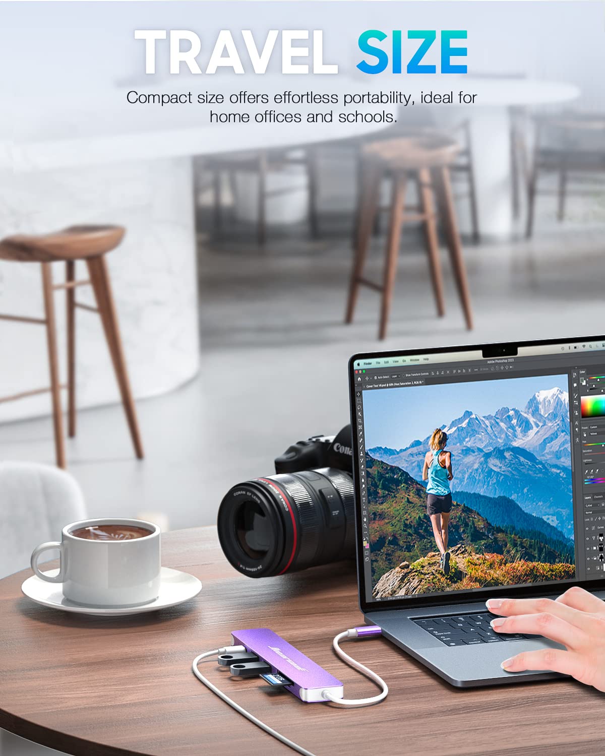Foto 7 pulgar | Hub Usb C Hiearcool Para Macbook Pro M2 Y Mac-book Air M1 - Venta Internacional.