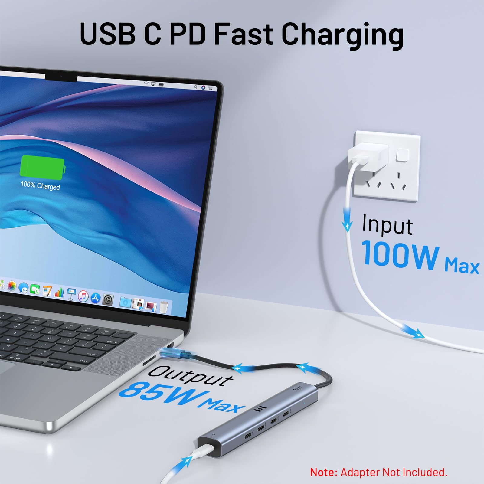 Foto 6 pulgar | Hub Usb C Selore De 10 Gbps Con Vídeo 4k @60hz Para Macbook Pro - Venta Internacional.