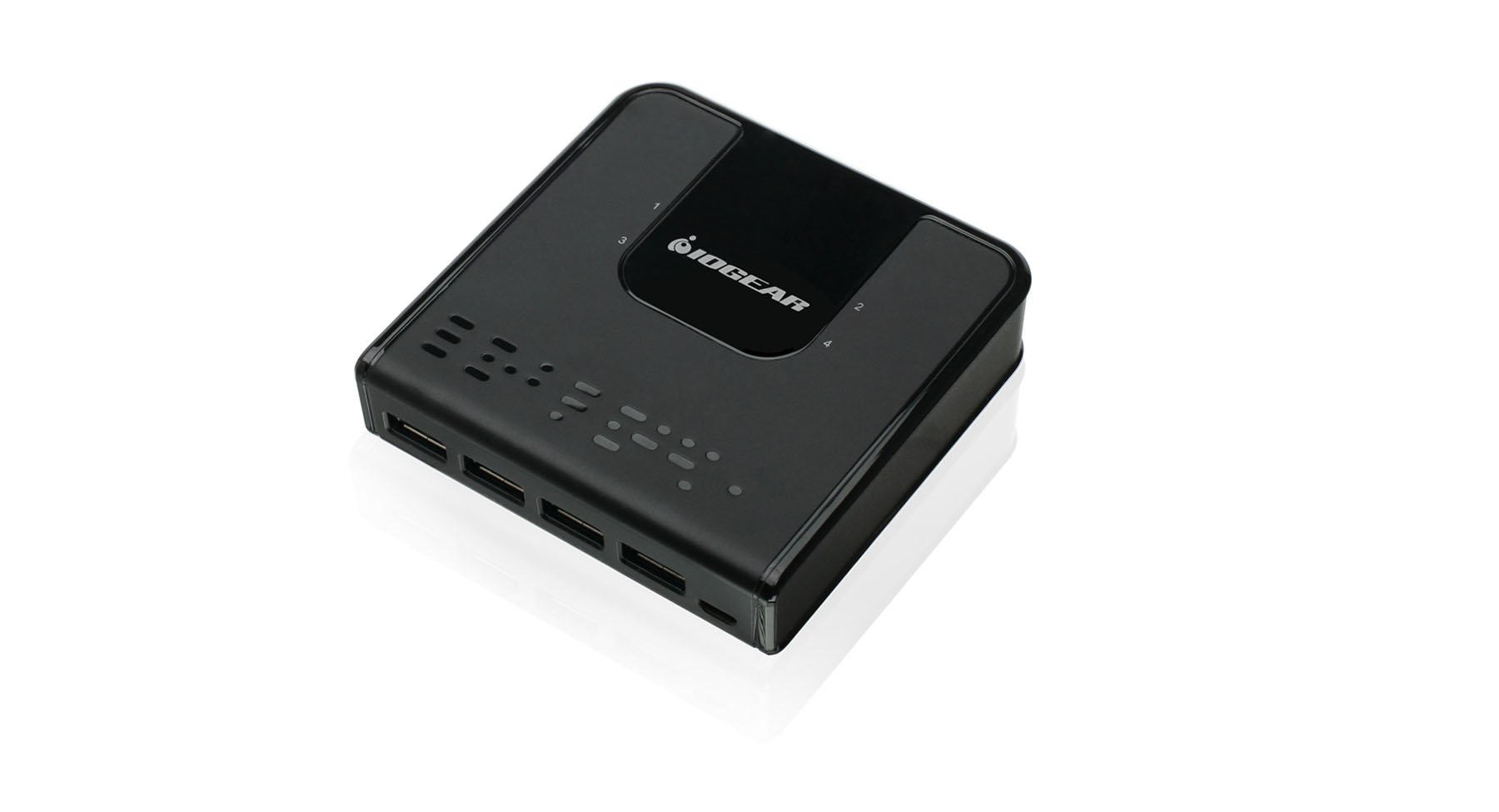 Interruptor De Compartición De Periféricos Iogear Gus434 Usb 3.0 4x4 - Venta Internacional.