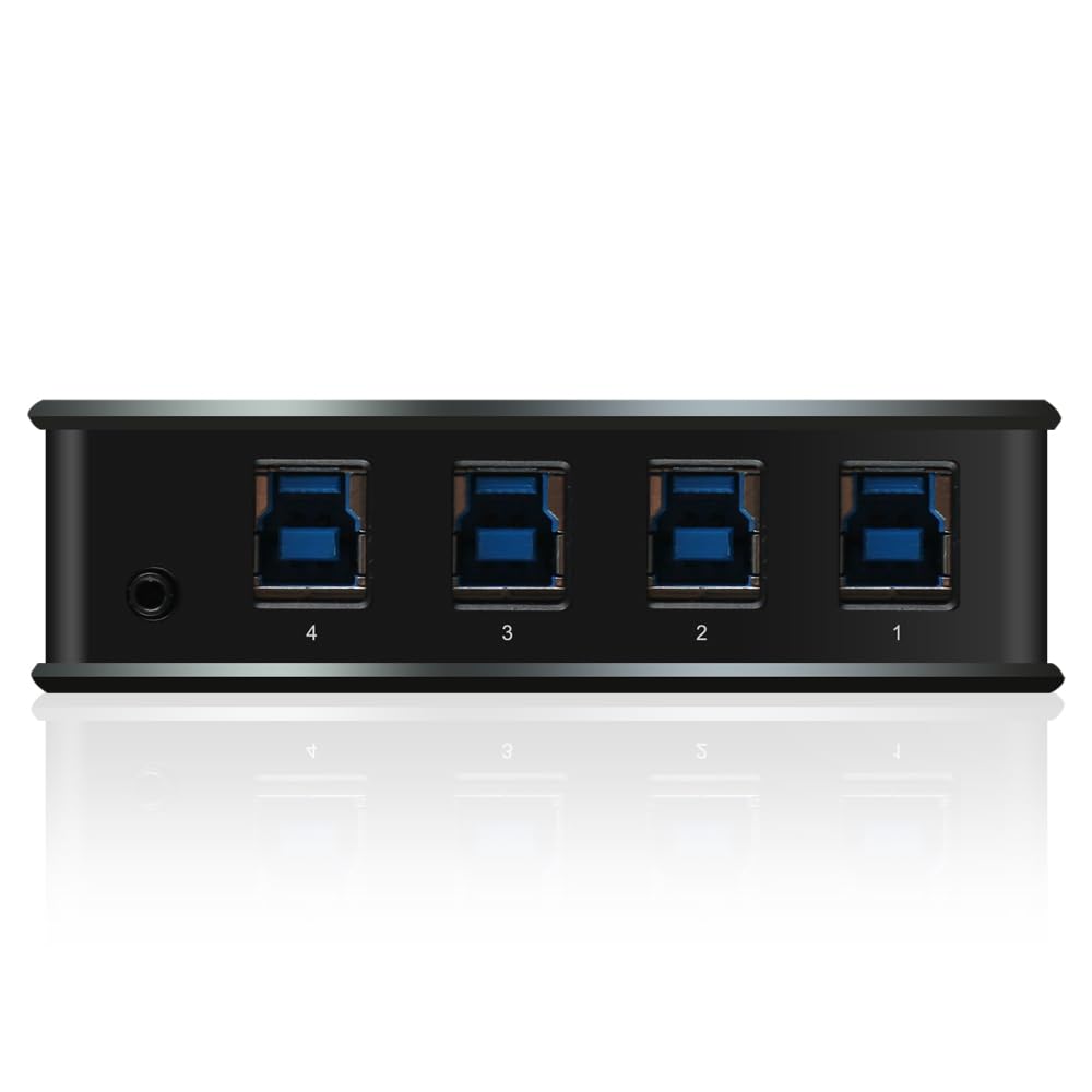 Foto 3 pulgar | Interruptor De Compartición De Periféricos Iogear Gus434 Usb 3.0 4x4 - Venta Internacional.