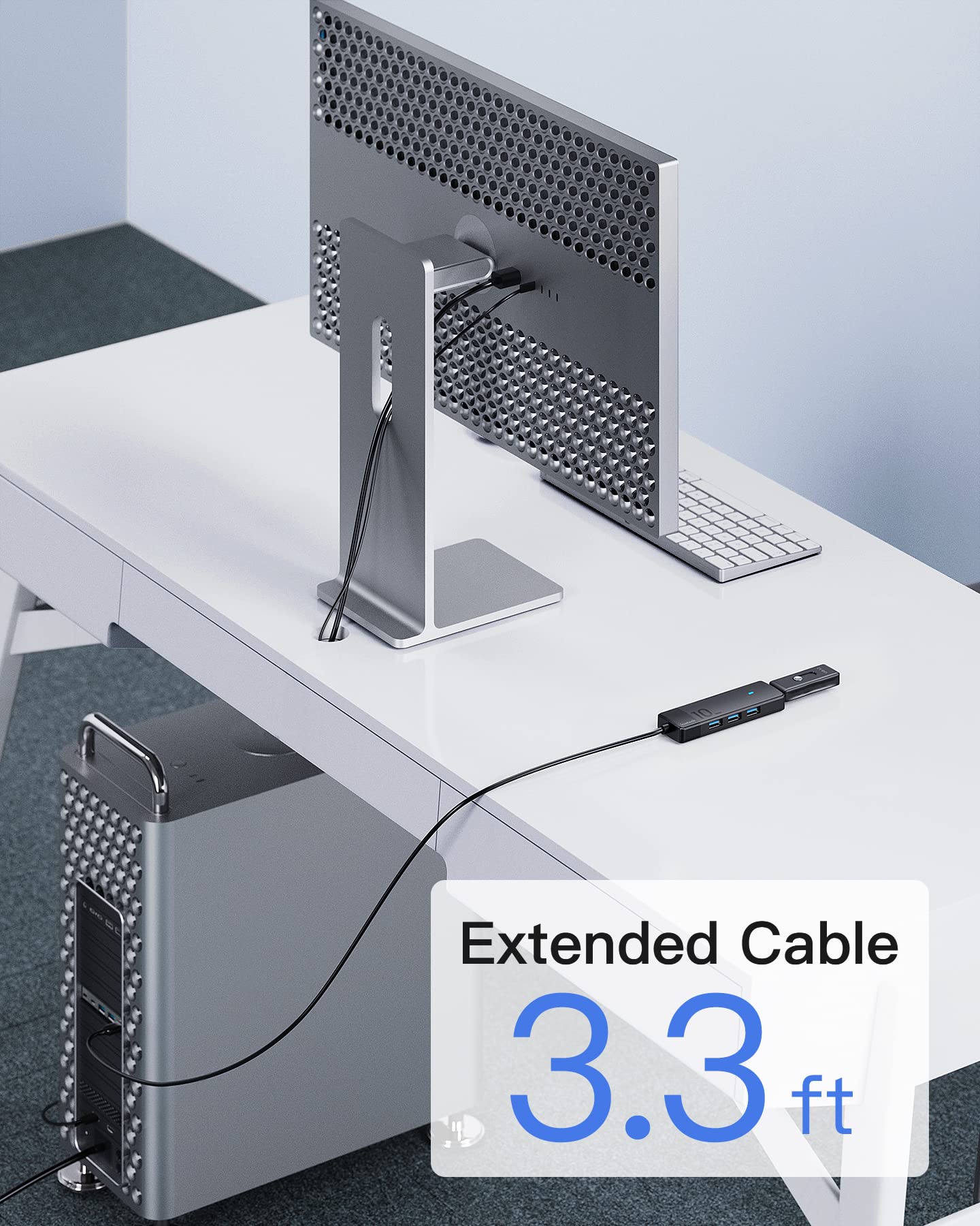 Foto 2 | Hub Usb Inateck Hb2025al Con 4 Puertos Usb A Usb 3.2 Gen 2 - Venta Internacional.