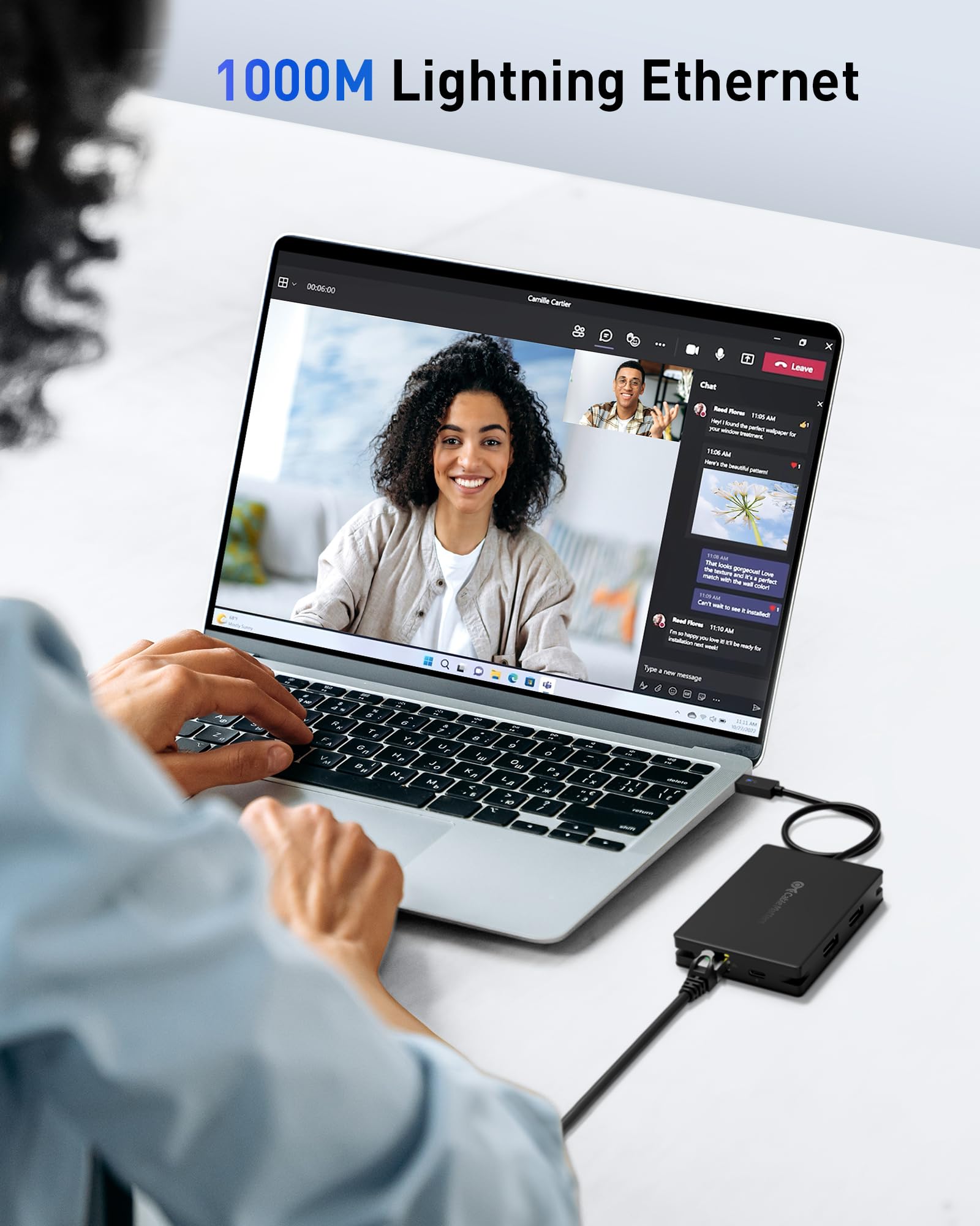 Foto 7 | Cable Hub Usb4 Matters 8 En 1 Portátil De 40 Gbps Con Pd De 100 W - Venta Internacional.