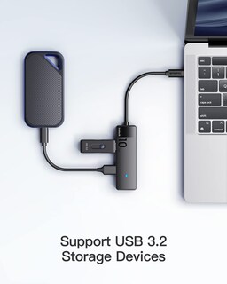 Foto 4 | Hub Usb Inateck Hb2025 Usb C A Usb 3.2 Gen 2 Con 4 Puertos Usb A - Venta Internacional.