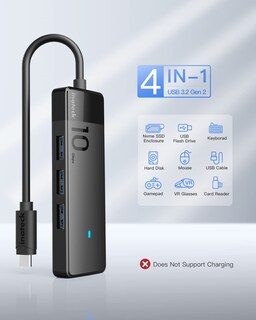 Foto 5 | Hub Usb Inateck Hb2025 Usb C A Usb 3.2 Gen 2 Con 4 Puertos Usb A - Venta Internacional.