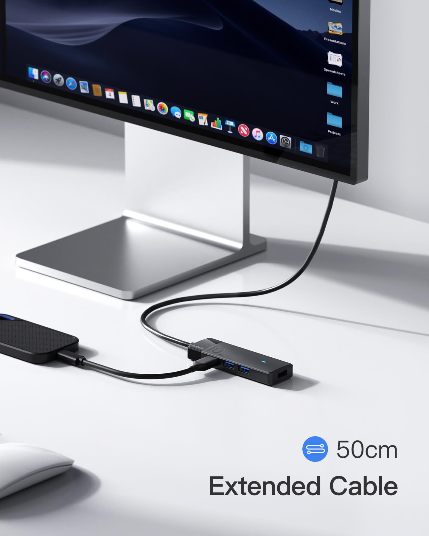 Foto 6 pulgar | Hub Usb C Inateck Hb2025c Con 4 Puertos Usb A De 10 Gbps Para Pc - Venta Internacional.