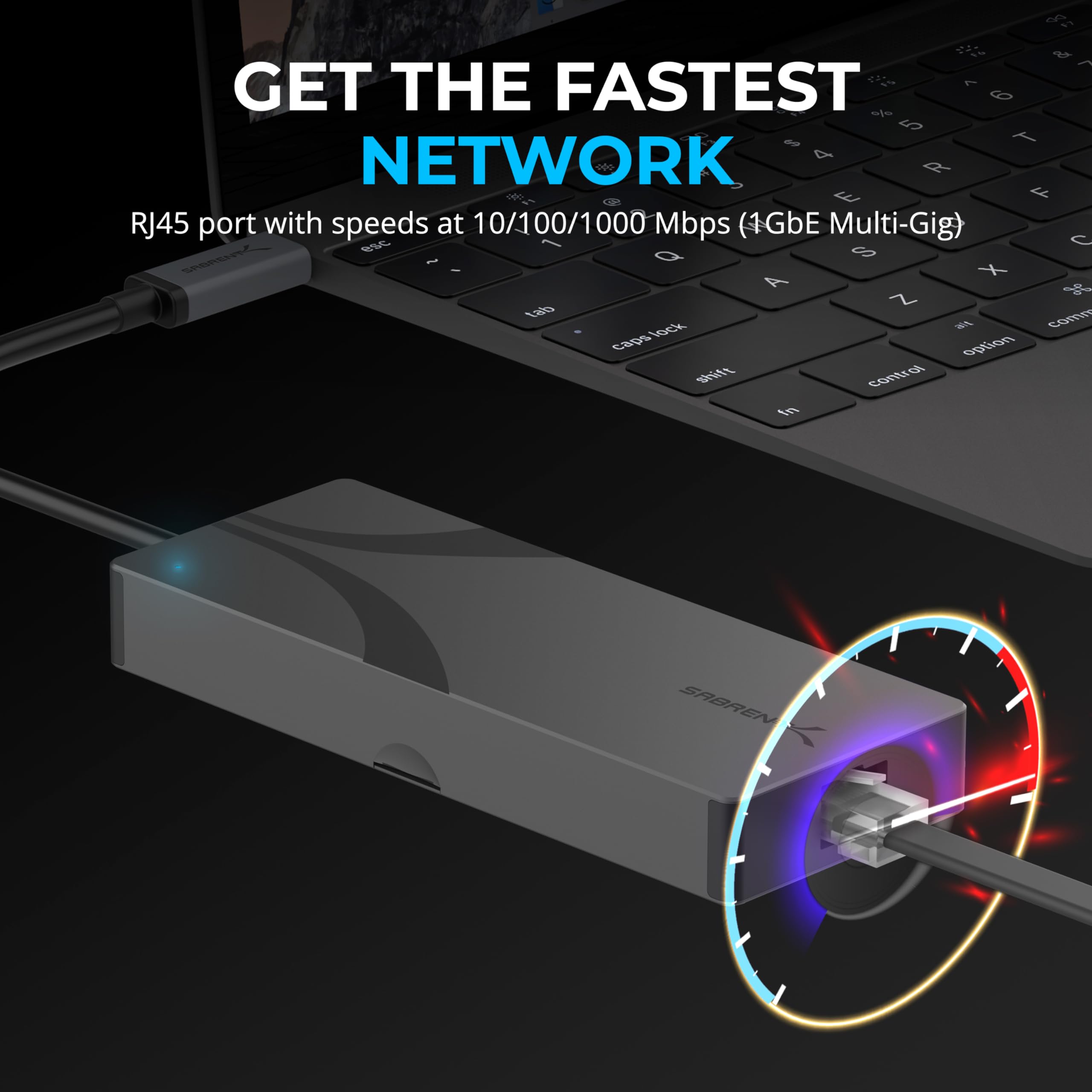 Foto 6 pulgar | Concentrador Usb-c Y Caja Ssd Sabrent Hb-6pnv Pd De 6 Puertos Y 90 W - Venta Internacional.