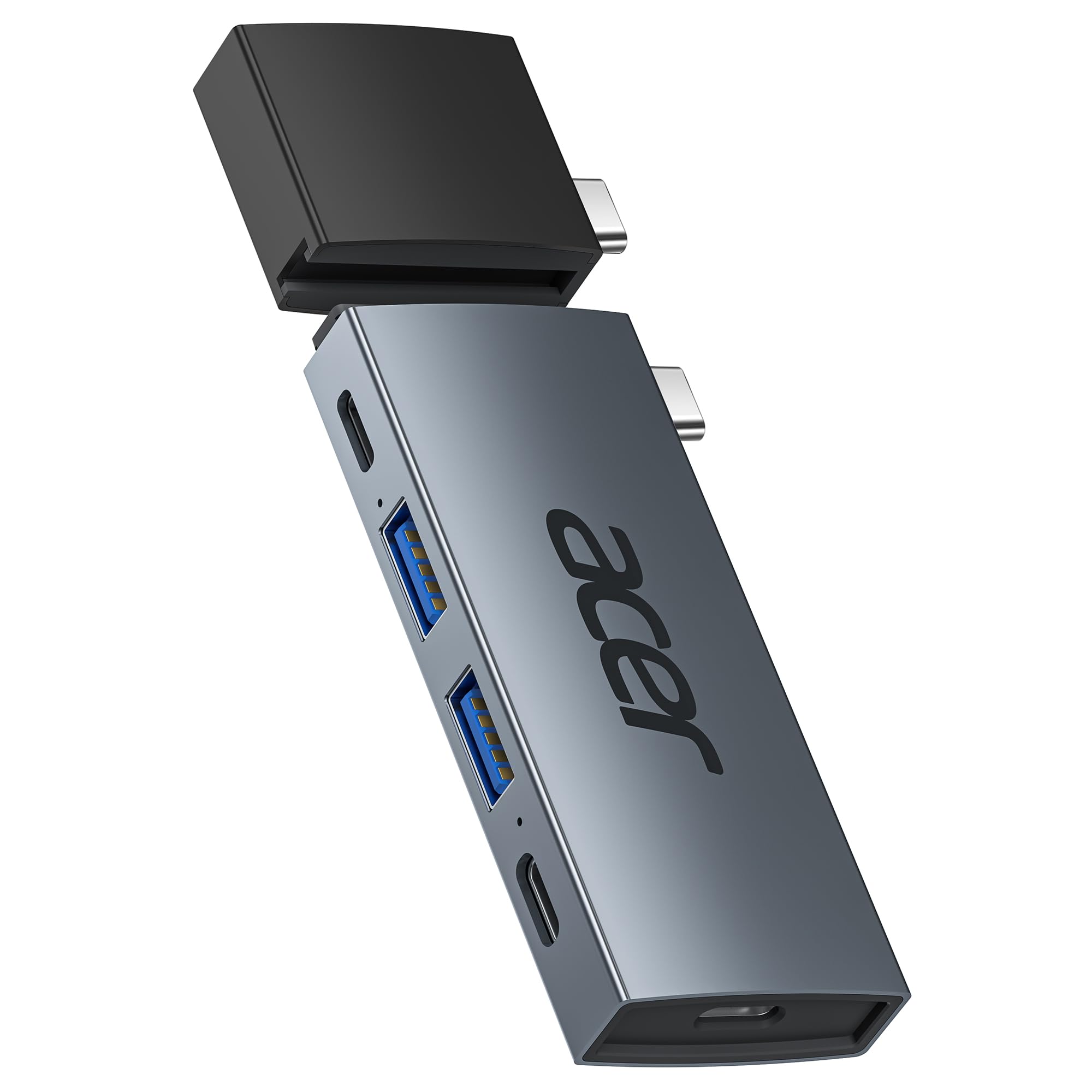 Adaptador Multipuerto Usb C Acer Para Macbook Pro/air 6 En 2 Negro - Venta Internacional.