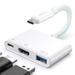 Foto 1 | Adaptador Usb C A Hdmi Jsaux 4k @30hz 3 En 1 Con Carga De 100 W - Venta Internacional.