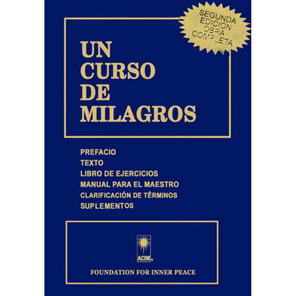 Libro Un Curso de Milagros Segunda Edición Obra Completa
