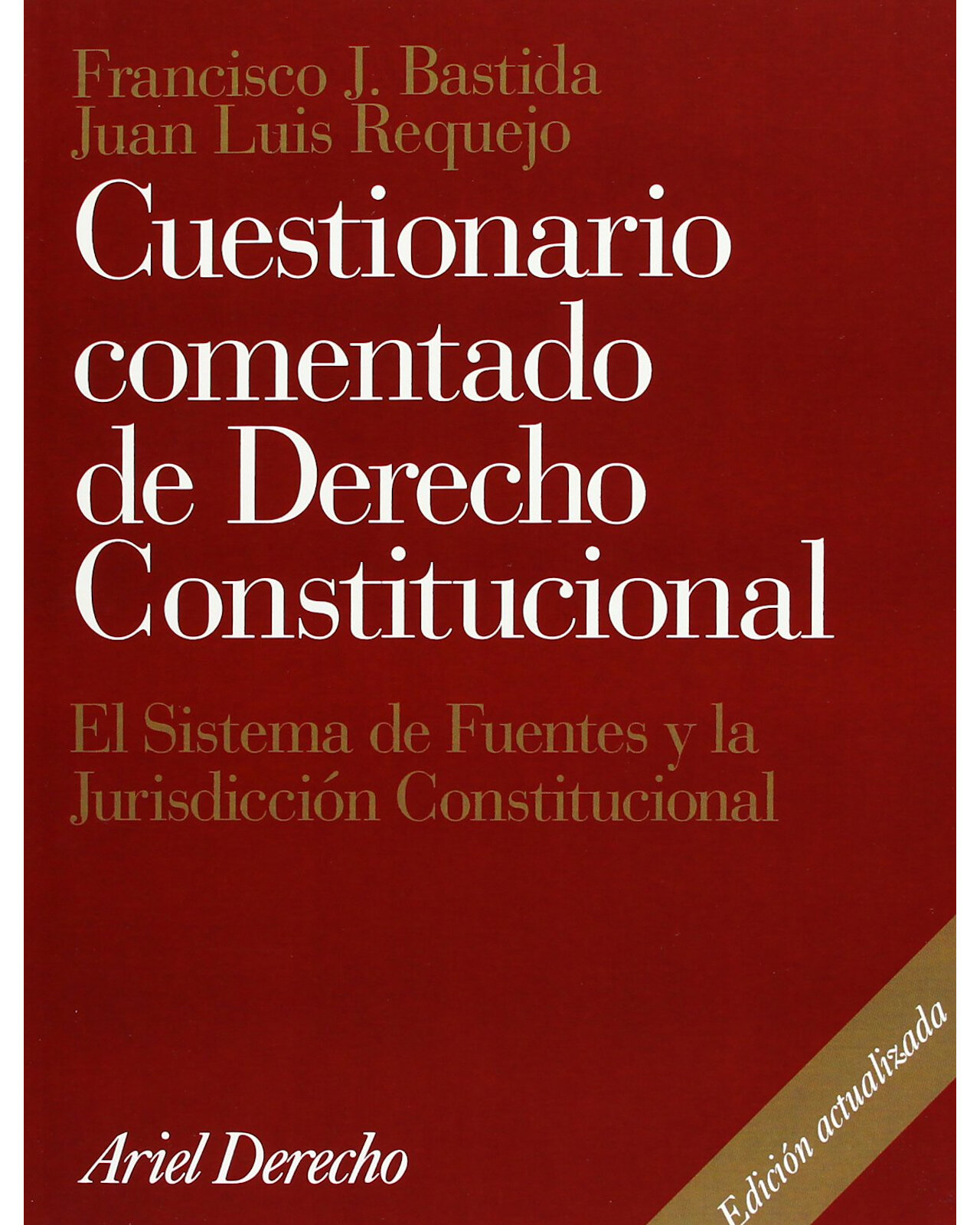 Foto 2 pulgar | Cuestionario Comentado De Derecho Constitucional