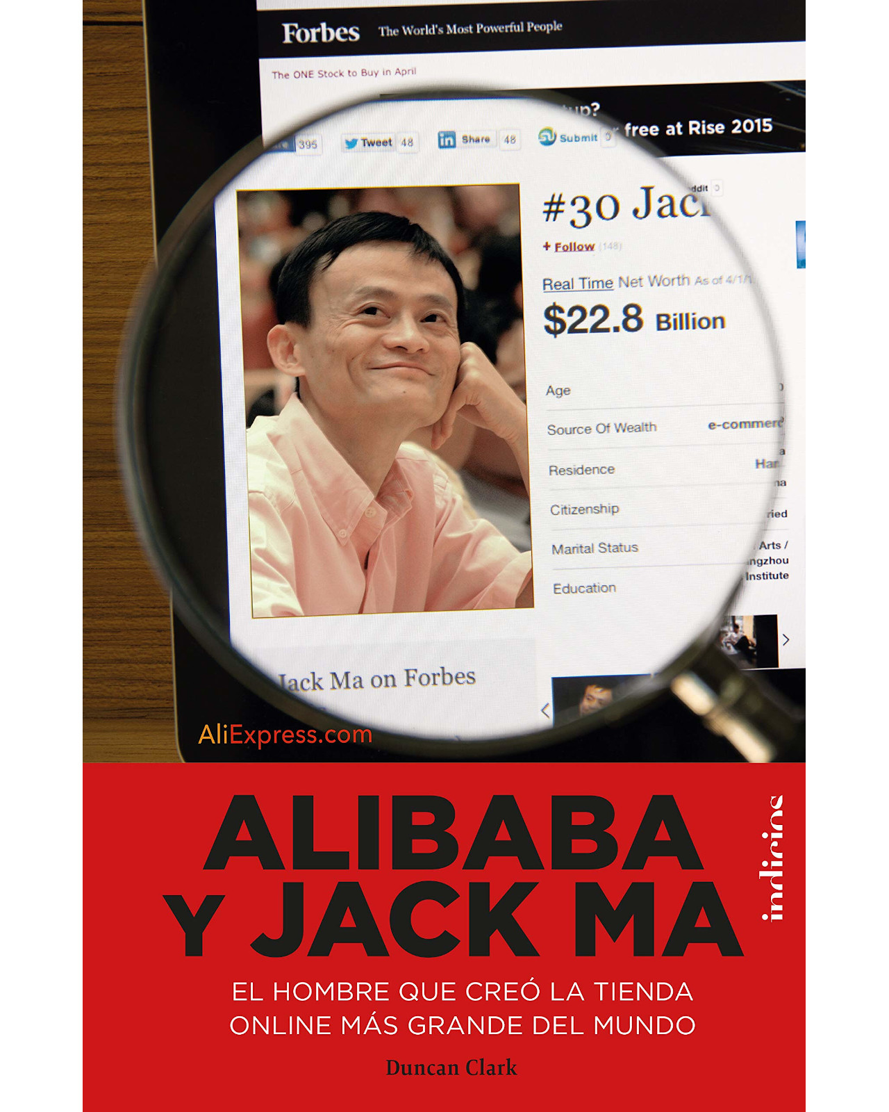 Foto 1 | Libro "Alibaba y Jack Ma" - Duncan Clark