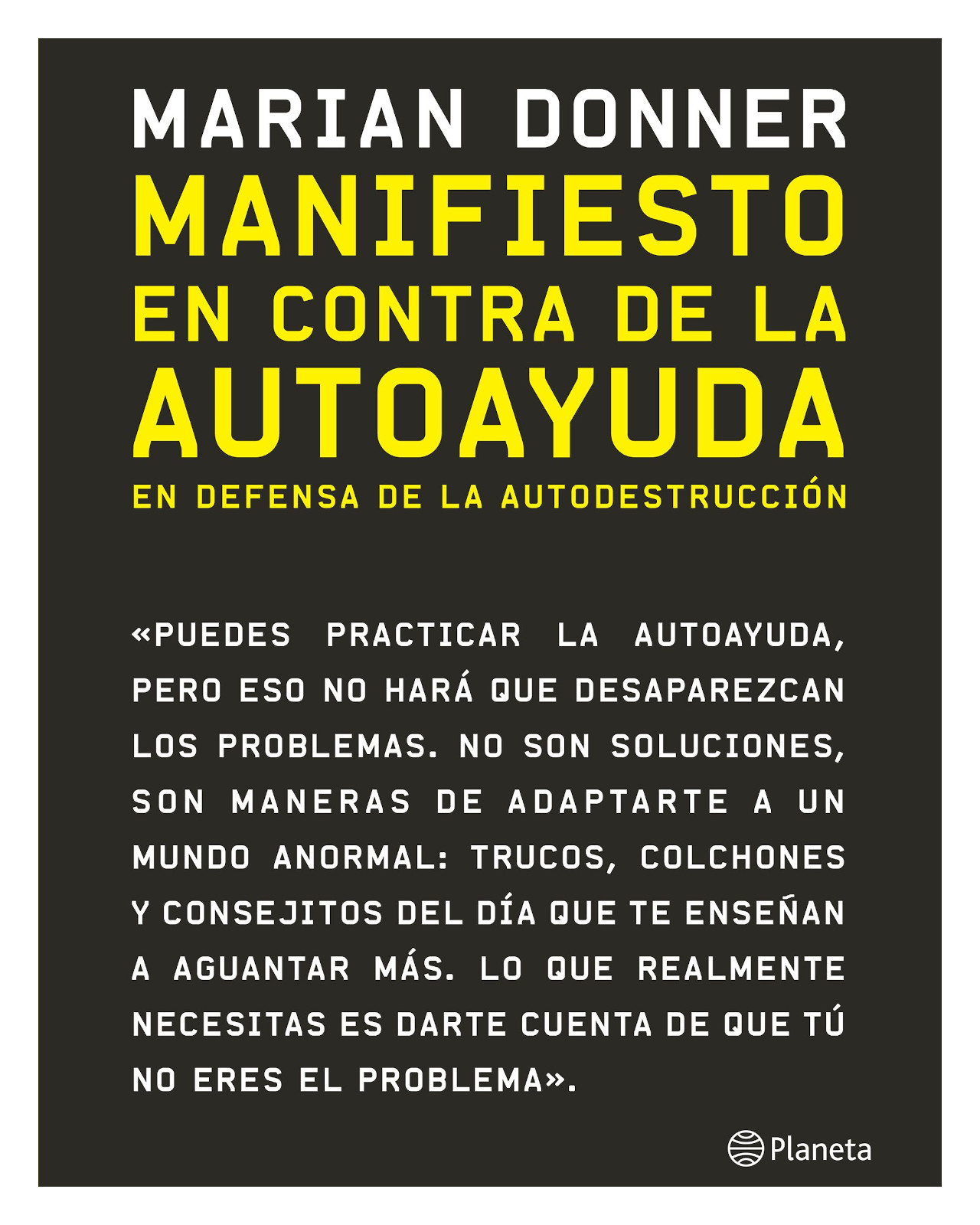 Foto 1 | Libro ''manifiesto En Contra De La Autoayuda''