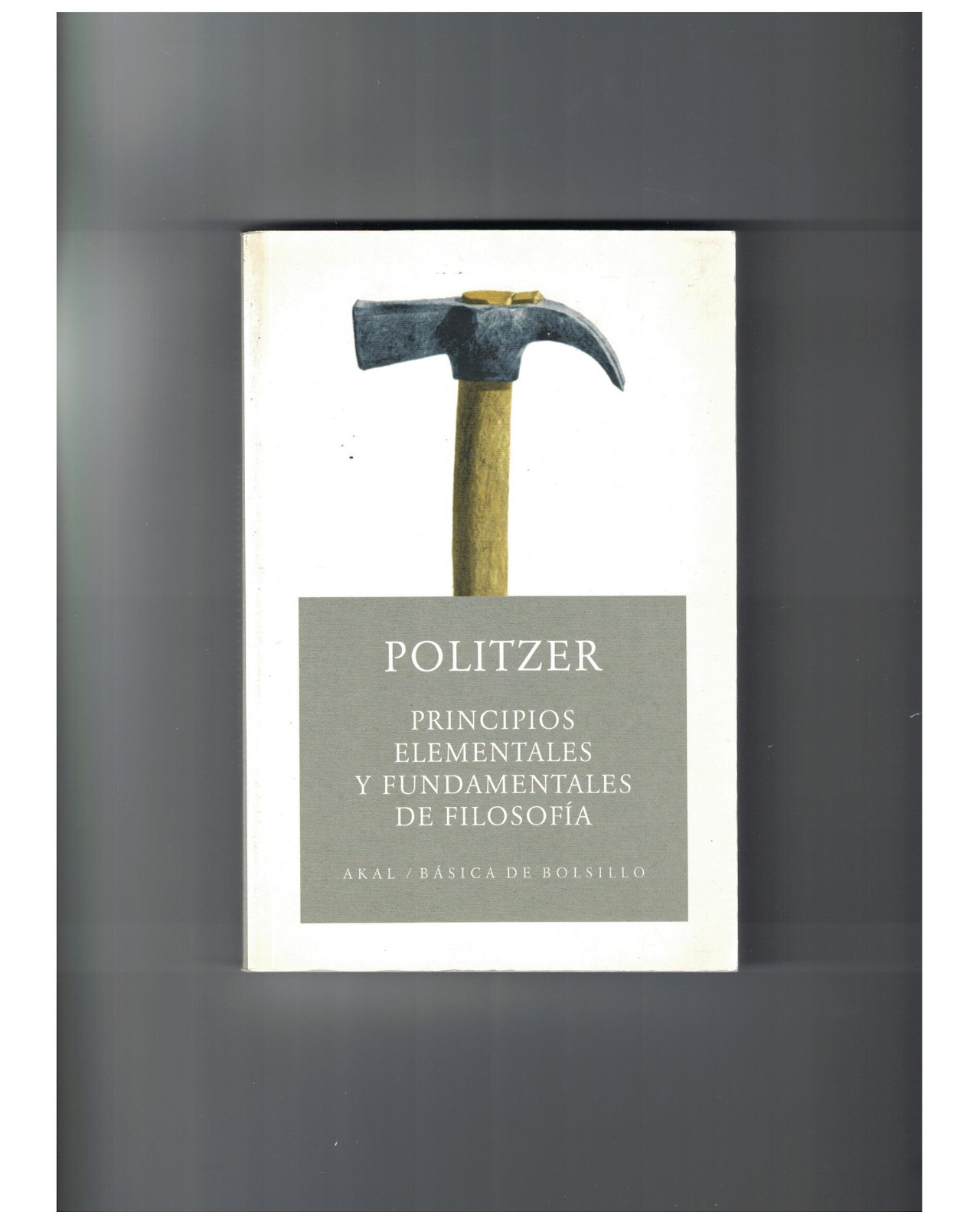 Foto 1 | Libro ''principios Elementales Y Fundamentales De Filosofia''