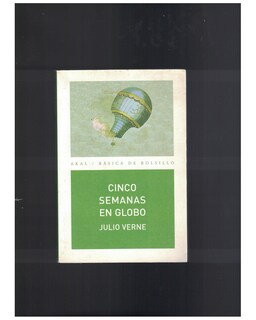 Foto 1 | Libro ''cinco Semanas En Globo''