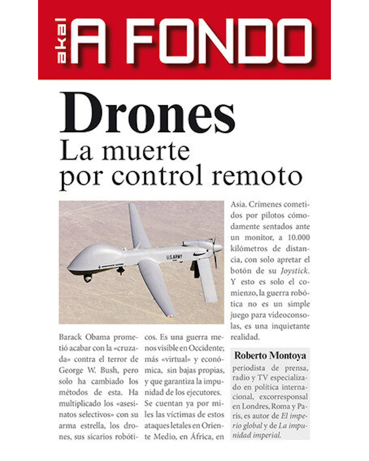 Foto 2 pulgar | Libro ''drones, La Muerte Por Control Remoto''