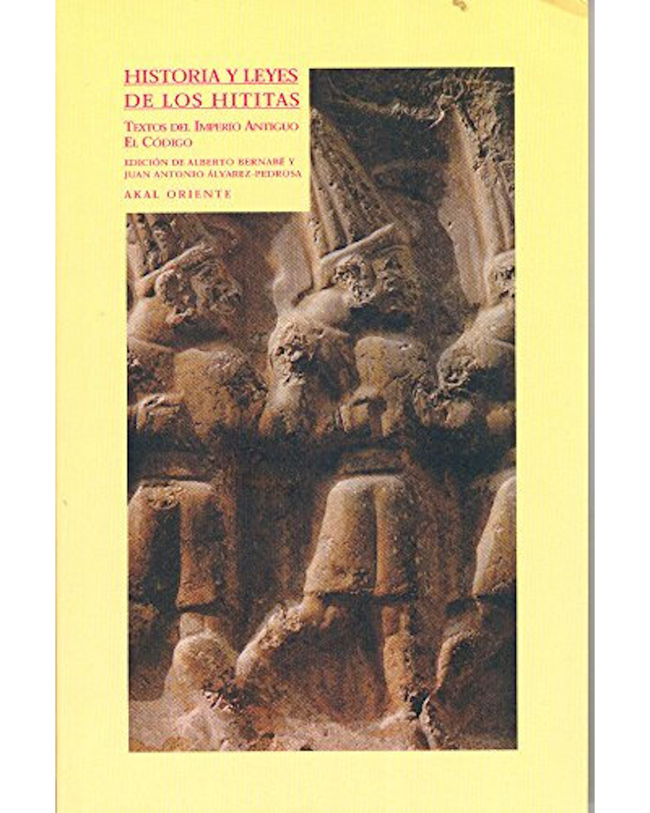 Foto 1 | Libro ''historia Y Leyes Hititas: Textos Imperio Antiguo. El Codigo''