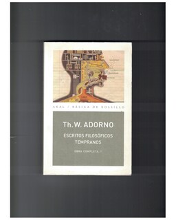 Foto 1 | Libro ''o.c. Adorno 01 Escritos Filosoficos Tempranos''
