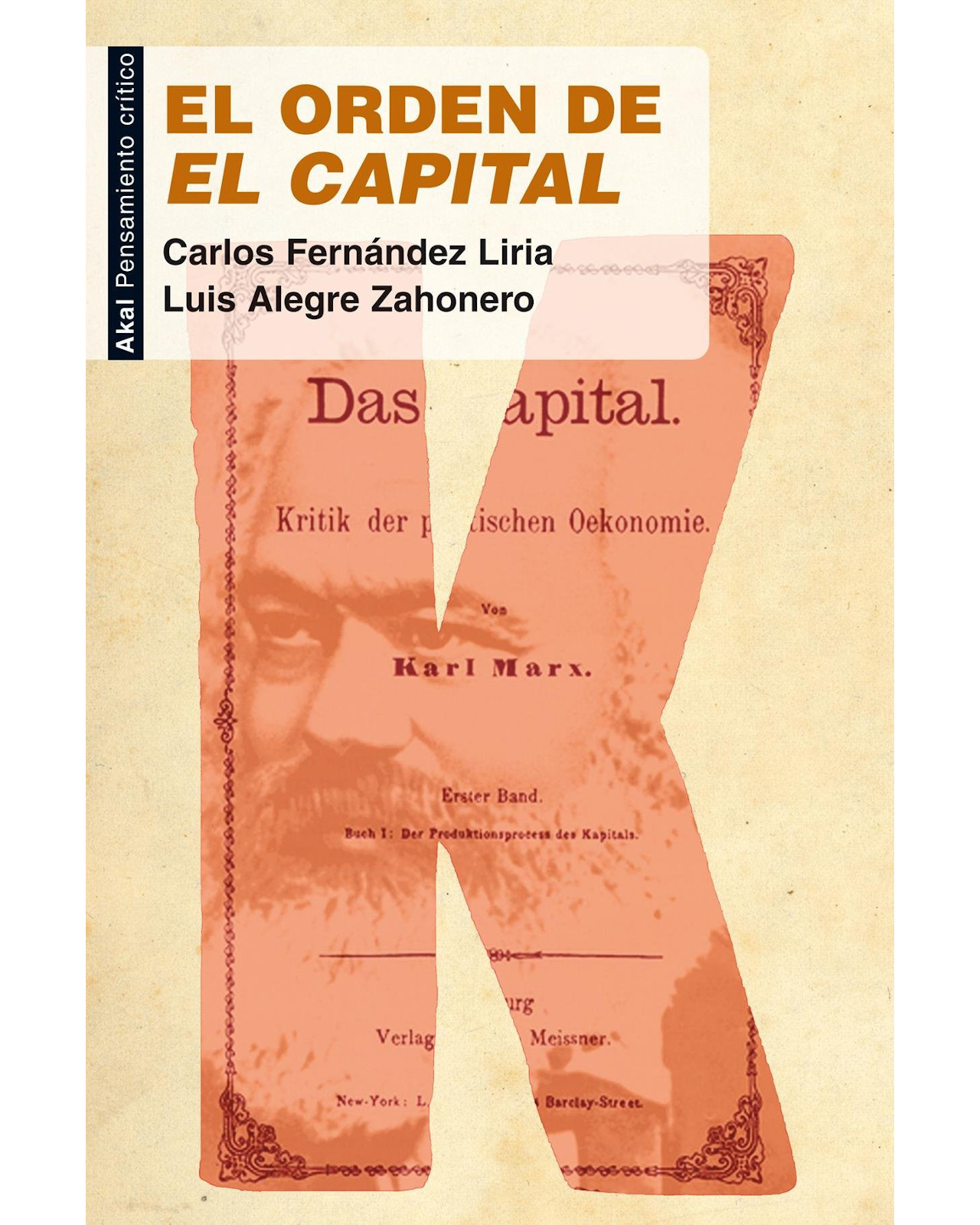 Libro ''orden De ''el Capital''''