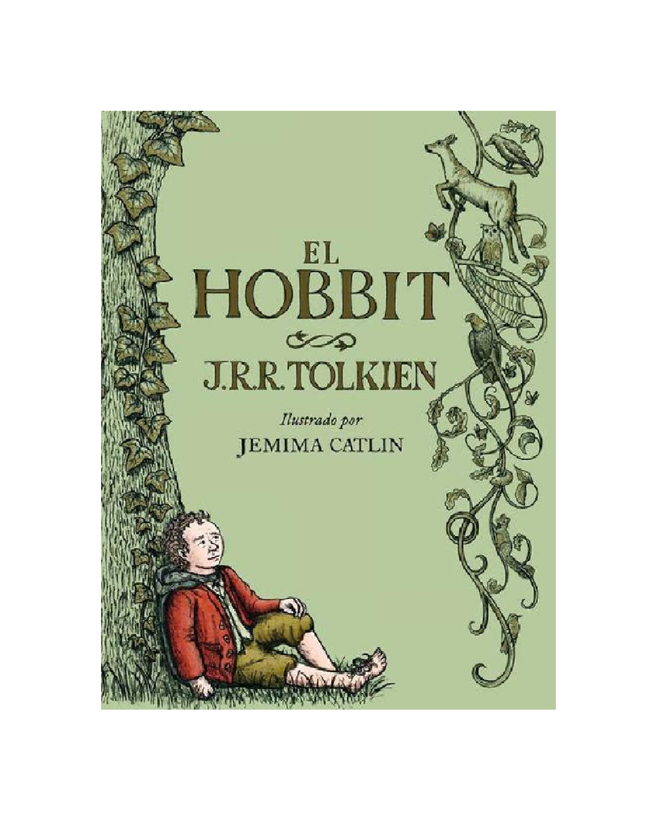 Libro ''el Hobbit Ilustrado Por Jemima Catlin''