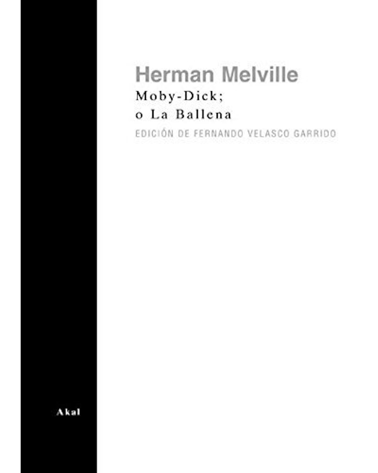 Libro ''moby Dick O La Ballena''